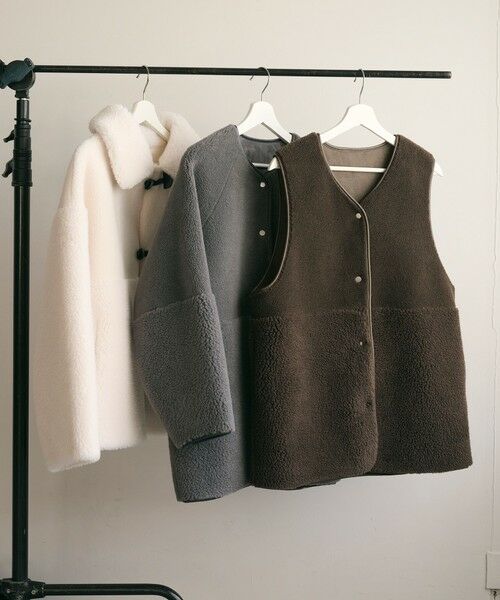 BEAUTY&YOUTH UNITED ARROWS / ビューティー&ユース ユナイテッドアローズ その他アウター | 【WEB限定】ボア×フェイクムートン リバーシブルベスト | 詳細30