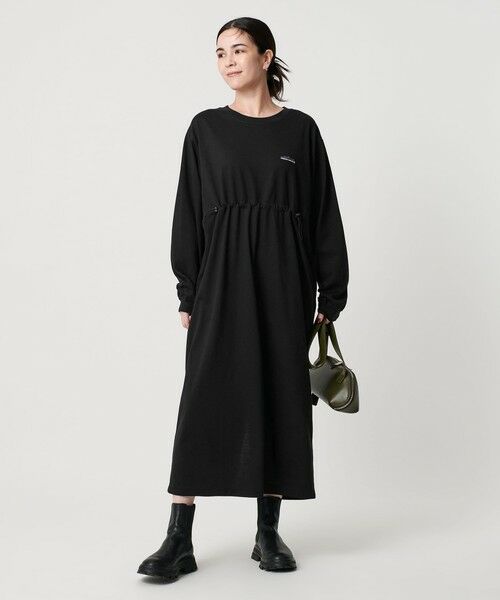 BEAUTY&YOUTH UNITED ARROWS / ビューティー&ユース ユナイテッドアローズ ロング・マキシ丈ワンピース | ＜THOUSAND MILE＞ドローコード ロングスリーブワンピース 抗菌防臭 吸汗 速乾 | 詳細2