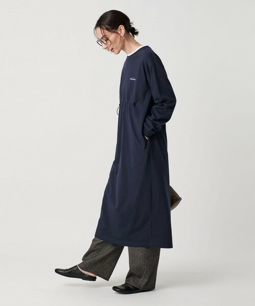 BEAUTY&YOUTH UNITED ARROWS / ビューティー&ユース ユナイテッドアローズ ロング・マキシ丈ワンピース | ＜THOUSAND MILE＞ドローコード ロングスリーブワンピース 抗菌防臭 吸汗 速乾 | 詳細24