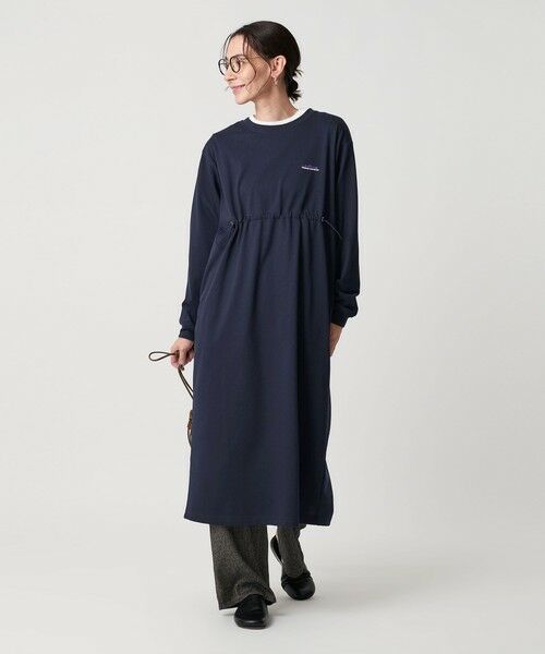 BEAUTY&YOUTH UNITED ARROWS / ビューティー&ユース ユナイテッドアローズ ロング・マキシ丈ワンピース | ＜THOUSAND MILE＞ドローコード ロングスリーブワンピース 抗菌防臭 吸汗 速乾 | 詳細22