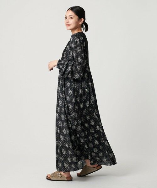 BEAUTY&YOUTH UNITED ARROWS / ビューティー&ユース ユナイテッドアローズ ロング・マキシ丈ワンピース | 【別注】＜ne Quittez pas＞プリントヨークドレス | 詳細2