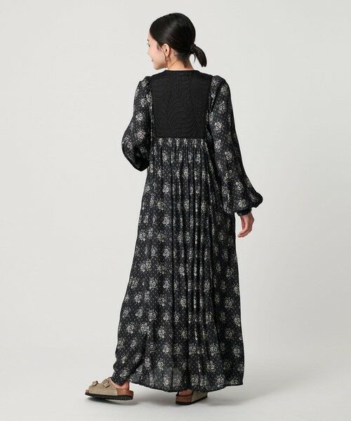 BEAUTY&YOUTH UNITED ARROWS / ビューティー&ユース ユナイテッドアローズ ロング・マキシ丈ワンピース | 【別注】＜ne Quittez pas＞プリントヨークドレス | 詳細3