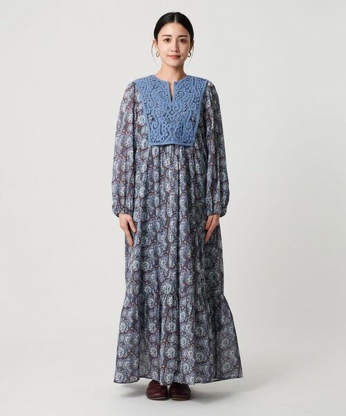 BEAUTY&YOUTH UNITED ARROWS / ビューティー&ユース ユナイテッドアローズ ロング・マキシ丈ワンピース | ＜ne Quittez pas＞ペイズリーレースドレス | 詳細4