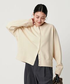 BEAUTY&YOUTH ブルゾン　アローズ　ハイブリッド　カーディガン ハイブリッド ミラノリブ Vネック カーディガン ‐ウォッシャブル‐