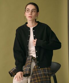 BEAUTY&YOUTH UNITED ARROWS / ビューティー&ユース ユナイテッドアローズ カーディガン・ボレロ | ダブルフェイス リングボタンカーディガン2 ウォッシャブル