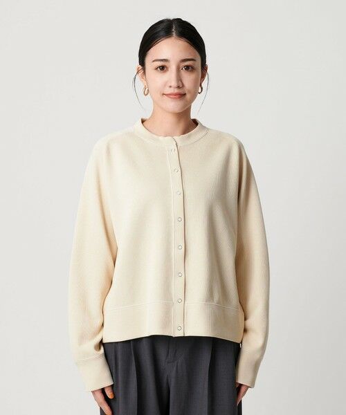 BEAUTY&YOUTH UNITED ARROWS / ビューティー&ユース ユナイテッドアローズ カーディガン・ボレロ | ダブルフェイス リングボタンカーディガン2 ウォッシャブル | 詳細4