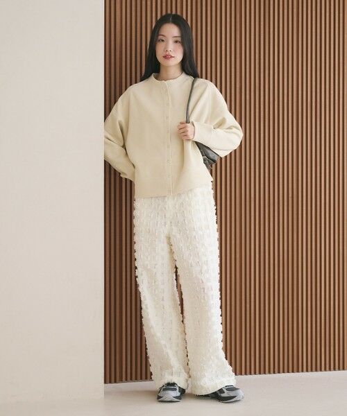 BEAUTY&YOUTH UNITED ARROWS / ビューティー&ユース ユナイテッドアローズ カーディガン・ボレロ | ダブルフェイス リングボタンカーディガン ウォッシャブル | 詳細4