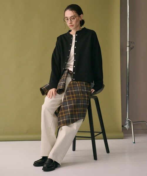 BEAUTY&YOUTH UNITED ARROWS / ビューティー&ユース ユナイテッドアローズ カーディガン・ボレロ | ダブルフェイス リングボタンカーディガン2 ウォッシャブル | 詳細15