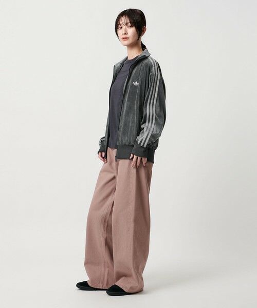 BEAUTY & YOUTH UNITED ARROWS/ビューティー&ユース ユナイテッドアローズ <adidas Originals>ファイヤーバード ベロアトラックトップ DK. GRAY S BEAUTY & YOUTH UNITED ARROWS/ビューティー&ユース ユナイテッドアローズ <adidas Originals>ファイヤーバード ベロアトラックトップ DK. GRAY S