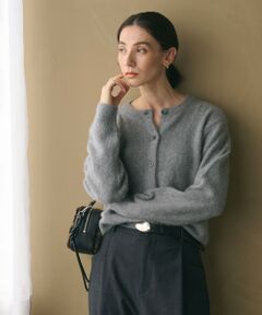 BEAUTY&YOUTH UNITED ARROWS / ビューティー&ユース ユナイテッドアローズ カーディガン・ボレロ | フォックスカシミヤブレンド クルーネックカーディガン