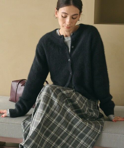 BEAUTY&YOUTH UNITED ARROWS / ビューティー&ユース ユナイテッドアローズ カーディガン・ボレロ | フォックスカシミヤブレンド クルーネックカーディガン | 詳細1