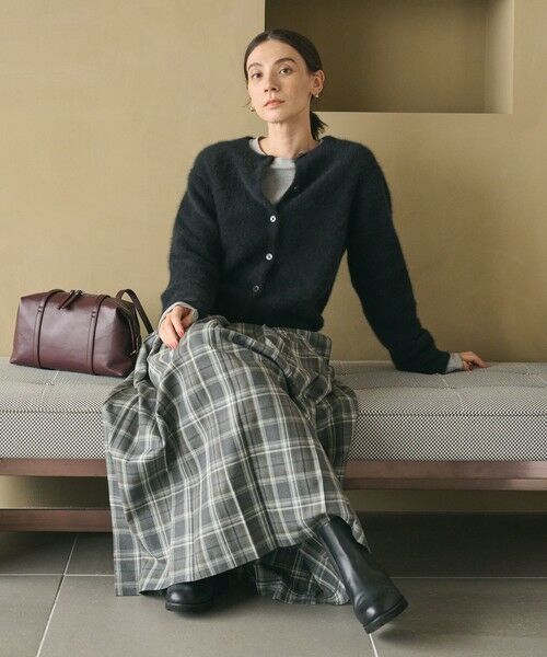 BEAUTY&YOUTH UNITED ARROWS / ビューティー&ユース ユナイテッドアローズ カーディガン・ボレロ | フォックスカシミヤブレンド クルーネックカーディガン | 詳細3