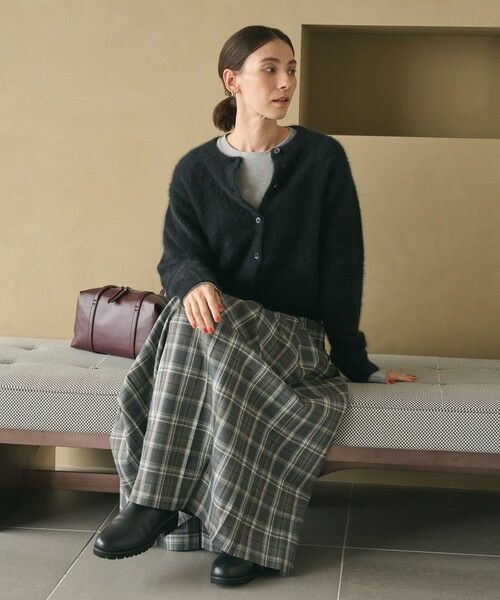 BEAUTY&YOUTH UNITED ARROWS / ビューティー&ユース ユナイテッドアローズ カーディガン・ボレロ | フォックスカシミヤブレンド クルーネックカーディガン | 詳細4