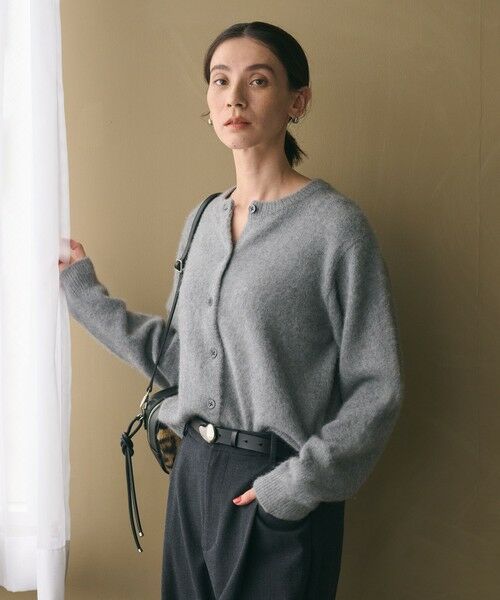 BEAUTY&YOUTH UNITED ARROWS / ビューティー&ユース ユナイテッドアローズ カーディガン・ボレロ | フォックスカシミヤブレンド クルーネックカーディガン | 詳細6