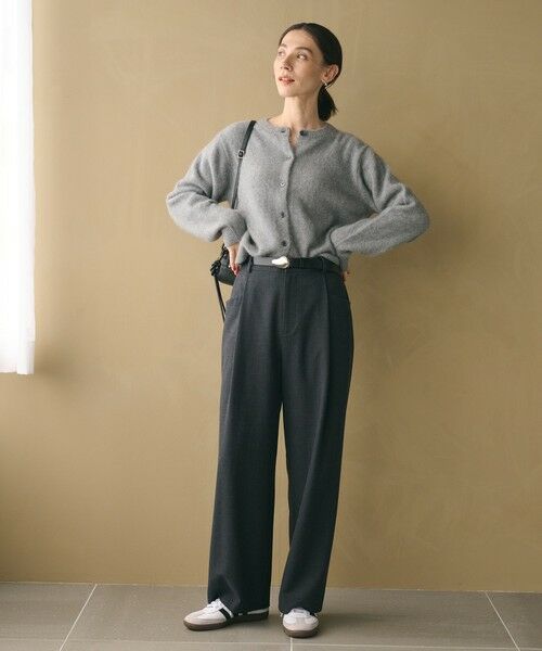 BEAUTY&YOUTH UNITED ARROWS / ビューティー&ユース ユナイテッドアローズ カーディガン・ボレロ | フォックスカシミヤブレンド クルーネックカーディガン | 詳細10