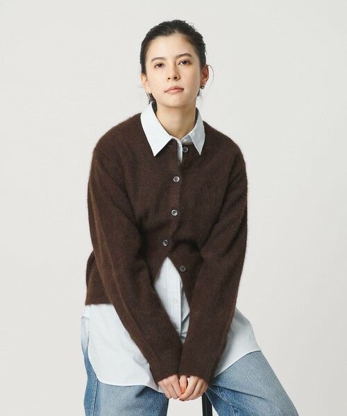 BEAUTY&YOUTH UNITED ARROWS / ビューティー&ユース ユナイテッドアローズ カーディガン・ボレロ | フォックスカシミヤブレンド クルーネックカーディガン | 詳細16