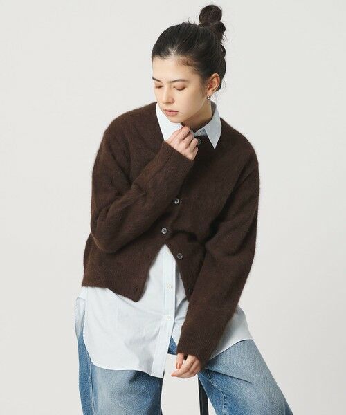BEAUTY&YOUTH UNITED ARROWS / ビューティー&ユース ユナイテッドアローズ カーディガン・ボレロ | フォックスカシミヤブレンド クルーネックカーディガン | 詳細17