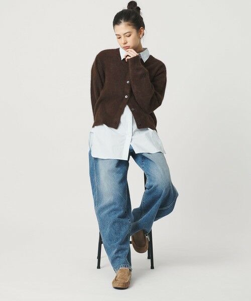 BEAUTY&YOUTH UNITED ARROWS / ビューティー&ユース ユナイテッドアローズ カーディガン・ボレロ | フォックスカシミヤブレンド クルーネックカーディガン | 詳細18