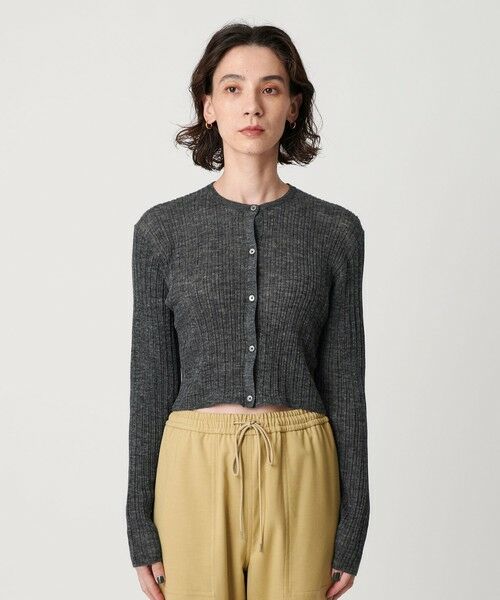 BEAUTY&YOUTH UNITED ARROWS / ビューティー&ユース ユナイテッドアローズ カーディガン・ボレロ | アルパカブレンド ランダムリブカーディガン | 詳細4