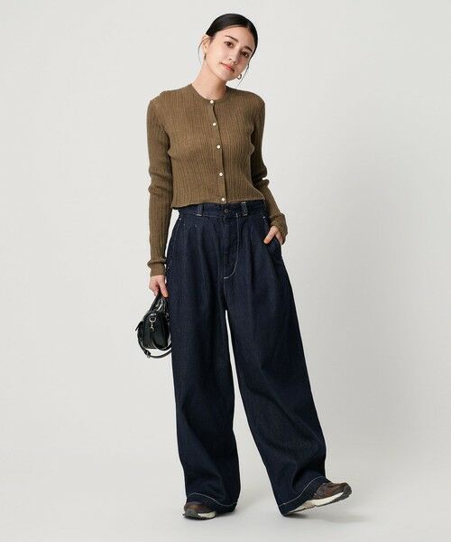 BEAUTY&YOUTH UNITED ARROWS / ビューティー&ユース ユナイテッドアローズ カーディガン・ボレロ | アルパカブレンド ランダムリブカーディガン | 詳細22