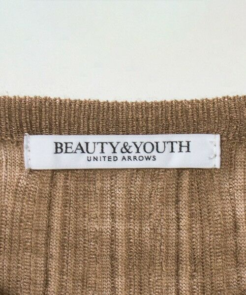 BEAUTY&YOUTH UNITED ARROWS / ビューティー&ユース ユナイテッドアローズ カーディガン・ボレロ | アルパカブレンド ランダムリブカーディガン | 詳細28