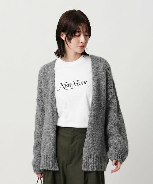 BEAUTY&YOUTH UNITED ARROWS / ビューティー&ユース ユナイテッドアローズ カーディガン・ボレロ | 【別注】＜TRICOTS JEAN MARC＞ミドルゲージ ノーボタンカーディガン | 詳細1
