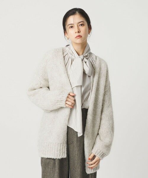 BEAUTY&YOUTH UNITED ARROWS / ビューティー&ユース ユナイテッドアローズ カーディガン・ボレロ | 【別注】＜TRICOTS JEAN MARC＞ミドルゲージ ノーボタンカーディガン | 詳細11