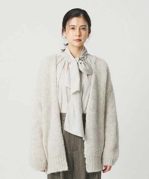 BEAUTY&YOUTH UNITED ARROWS / ビューティー&ユース ユナイテッドアローズ カーディガン・ボレロ | 【別注】＜TRICOTS JEAN MARC＞ミドルゲージ ノーボタンカーディガン | 詳細14