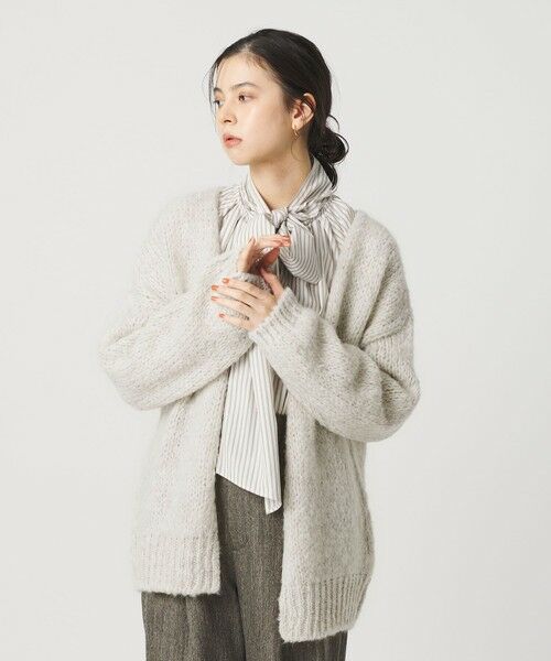 BEAUTY&YOUTH UNITED ARROWS / ビューティー&ユース ユナイテッドアローズ カーディガン・ボレロ | 【別注】＜TRICOTS JEAN MARC＞ミドルゲージ ノーボタンカーディガン | 詳細12