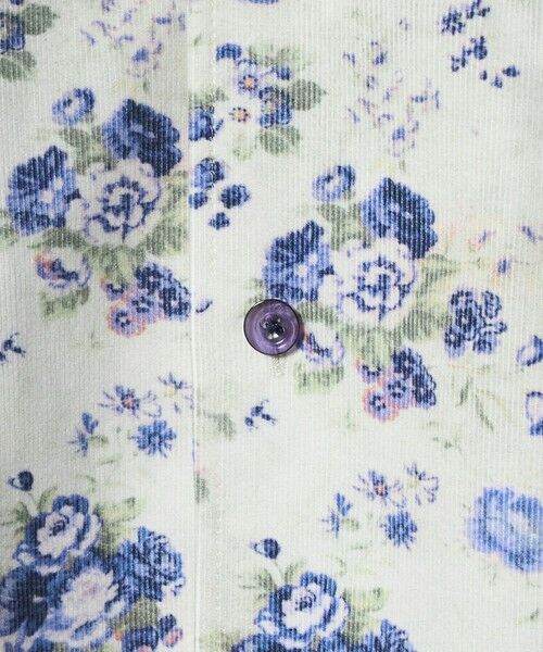 BEAUTY&YOUTH UNITED ARROWS / ビューティー&ユース ユナイテッドアローズ シャツ・ブラウス | ＜JANE SMITH＞コーデュロイ フラワープリント シャツ | 詳細7