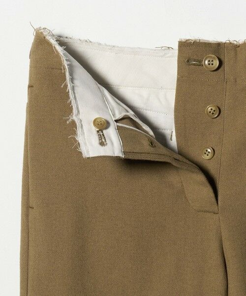BEAUTY&YOUTH UNITED ARROWS / ビューティー&ユース ユナイテッドアローズ チノ・ワークパンツ | ＜muller of yoshiokubo＞カットオフウエスト ワイドパンツ | 詳細5