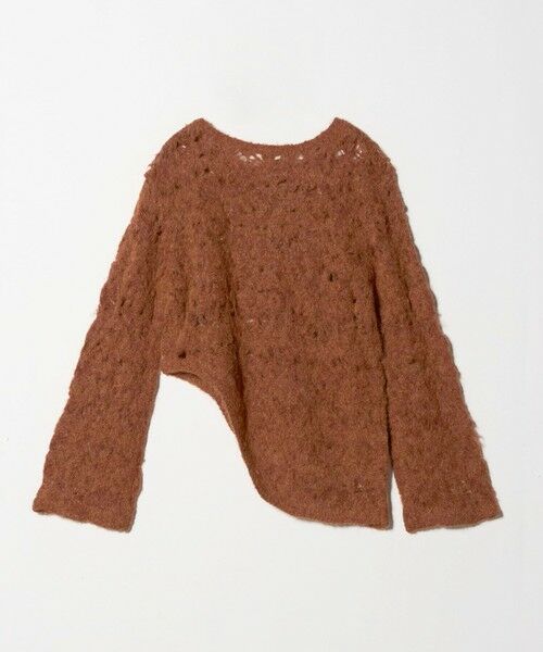 BEAUTY&YOUTH UNITED ARROWS / ビューティー&ユース ユナイテッドアローズ ニット・セーター | ＜muller of yoshiokubo＞レース アシンメトリーニットプルオーバー | 詳細1