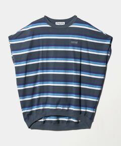 BEAUTY&YOUTH UNITED ARROWS / ビューティー&ユース ユナイテッドアローズ Tシャツ | ＜Americana＞マルチボーダー スリーブレス トップス/ブラック