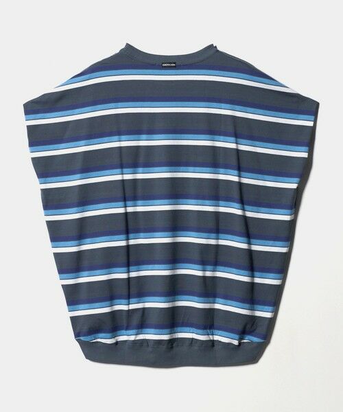 BEAUTY&YOUTH UNITED ARROWS / ビューティー&ユース ユナイテッドアローズ Tシャツ | ＜Americana＞マルチボーダー スリーブレス トップス/ブラック | 詳細1