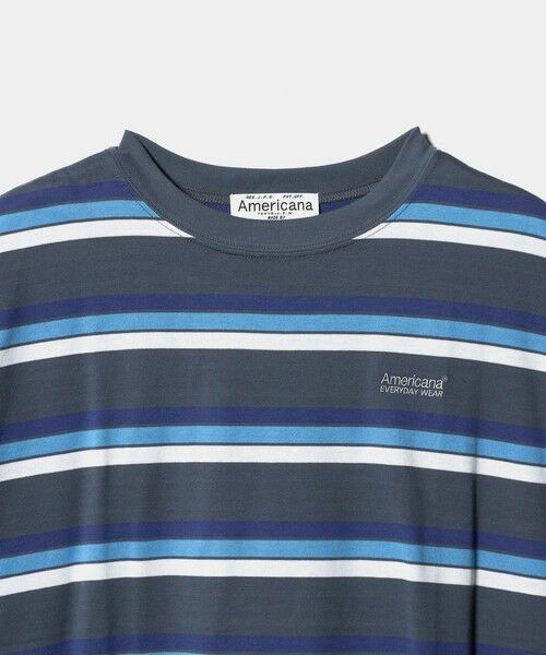 BEAUTY&YOUTH UNITED ARROWS / ビューティー&ユース ユナイテッドアローズ Tシャツ | ＜Americana＞マルチボーダー スリーブレス トップス/ブラック | 詳細2