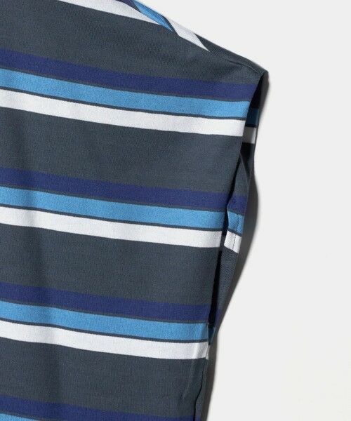 BEAUTY&YOUTH UNITED ARROWS / ビューティー&ユース ユナイテッドアローズ Tシャツ | ＜Americana＞マルチボーダー スリーブレス トップス/ブラック | 詳細3