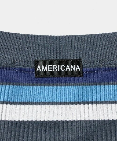 BEAUTY&YOUTH UNITED ARROWS / ビューティー&ユース ユナイテッドアローズ Tシャツ | ＜Americana＞マルチボーダー スリーブレス トップス/ブラック | 詳細6