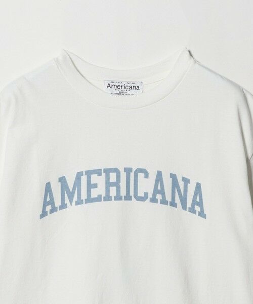 BEAUTY&YOUTH UNITED ARROWS / ビューティー&ユース ユナイテッドアローズ Tシャツ | ＜Americana＞ロゴプリントTシャツ | 詳細2