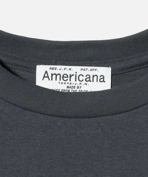 BEAUTY&YOUTH UNITED ARROWS / ビューティー&ユース ユナイテッドアローズ Tシャツ | ＜Americana＞モノトーン ロゴプリントTシャツ | 詳細20