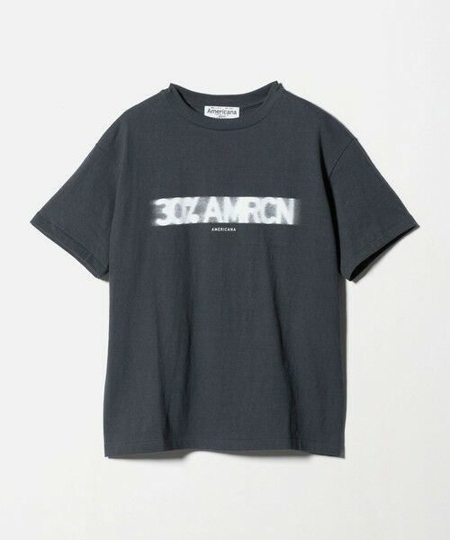 BEAUTY&YOUTH UNITED ARROWS / ビューティー&ユース ユナイテッドアローズ Tシャツ | ＜Americana＞モノトーン ロゴプリントTシャツ | 詳細12