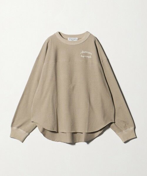 BEAUTY&YOUTH UNITED ARROWS / ビューティー&ユース ユナイテッドアローズ Tシャツ | ＜Americana＞フットボール ロングスリーブTシャツ | 詳細3