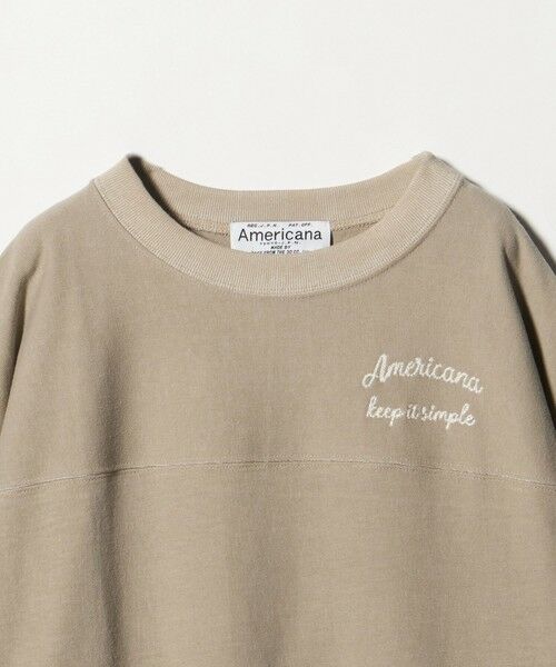 BEAUTY&YOUTH UNITED ARROWS / ビューティー&ユース ユナイテッドアローズ Tシャツ | ＜Americana＞フットボール ロングスリーブTシャツ | 詳細5