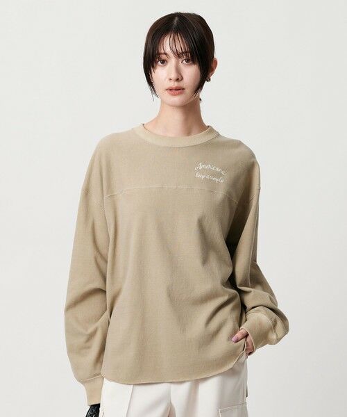 BEAUTY&YOUTH UNITED ARROWS / ビューティー&ユース ユナイテッドアローズ Tシャツ | ＜Americana＞フットボール ロングスリーブTシャツ | 詳細1