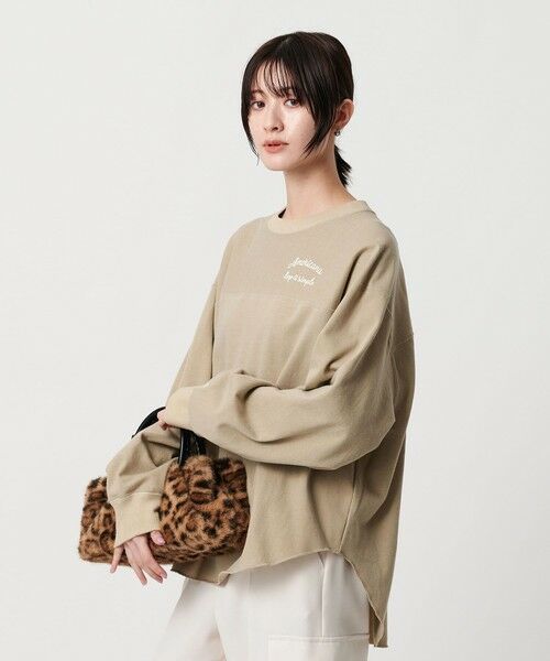 BEAUTY&YOUTH UNITED ARROWS / ビューティー&ユース ユナイテッドアローズ Tシャツ | ＜Americana＞フットボール ロングスリーブTシャツ（BEIGE）