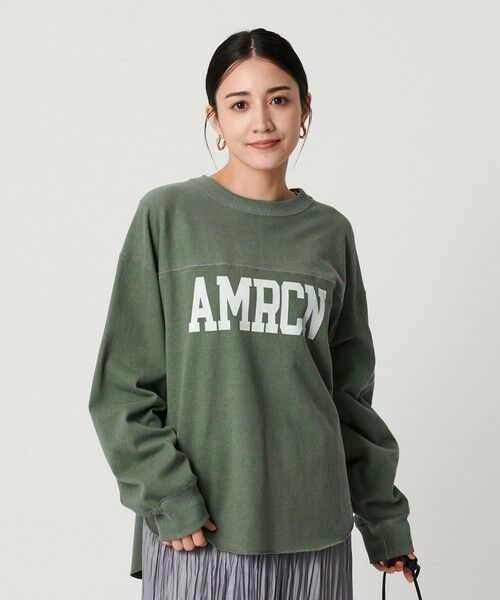 BEAUTY&YOUTH UNITED ARROWS / ビューティー&ユース ユナイテッドアローズ Tシャツ | ＜Americana＞フットボール ロングスリーブTシャツ | 詳細12
