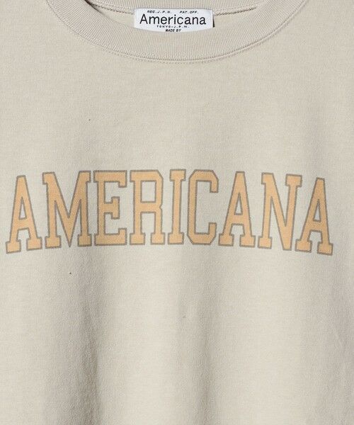 BEAUTY&YOUTH UNITED ARROWS / ビューティー&ユース ユナイテッドアローズ カットソー | ＜Americana＞ロゴ ロングスリーブTシャツ | 詳細12