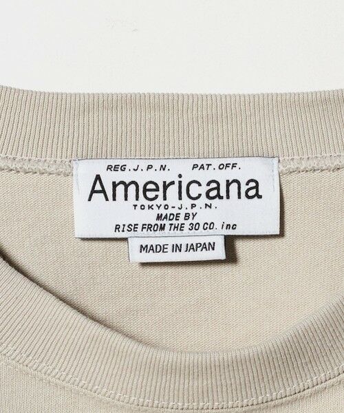 BEAUTY&YOUTH UNITED ARROWS / ビューティー&ユース ユナイテッドアローズ カットソー | ＜Americana＞ロゴ ロングスリーブTシャツ | 詳細14