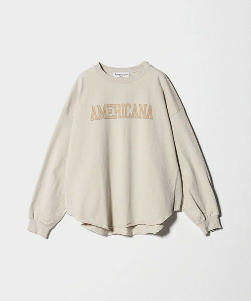 BEAUTY&YOUTH UNITED ARROWS / ビューティー&ユース ユナイテッドアローズ カットソー | ＜Americana＞ロゴ ロングスリーブTシャツ | 詳細7