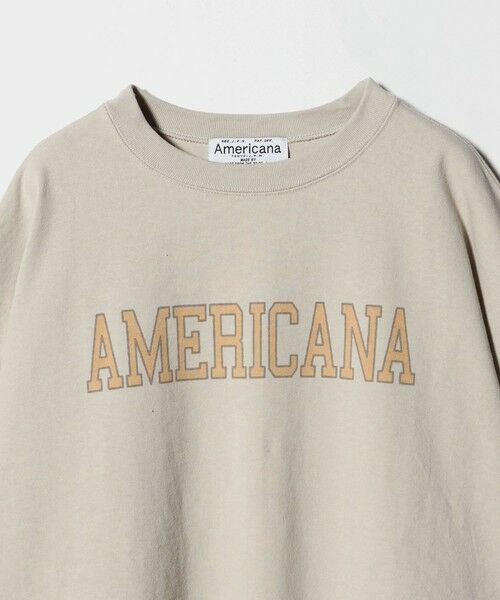 BEAUTY&YOUTH UNITED ARROWS / ビューティー&ユース ユナイテッドアローズ カットソー | ＜Americana＞ロゴ ロングスリーブTシャツ | 詳細9