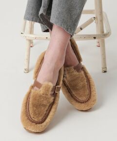 BEAUTY&YOUTH UNITED ARROWS / ビューティー&ユース ユナイテッドアローズ フラットシューズ | ＜ARTESANOS＞ファーライク ベルト ローファー